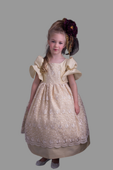 Victorian flower girl dress-Photoprop-Antonia